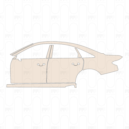 Pre-Cut PPF Audi A8 (Standard Wheelbase) Base 2025