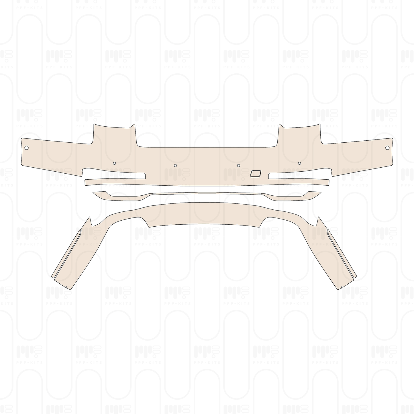 Pre-Cut PPF Audi A8 (Standard Wheelbase) Base 2025