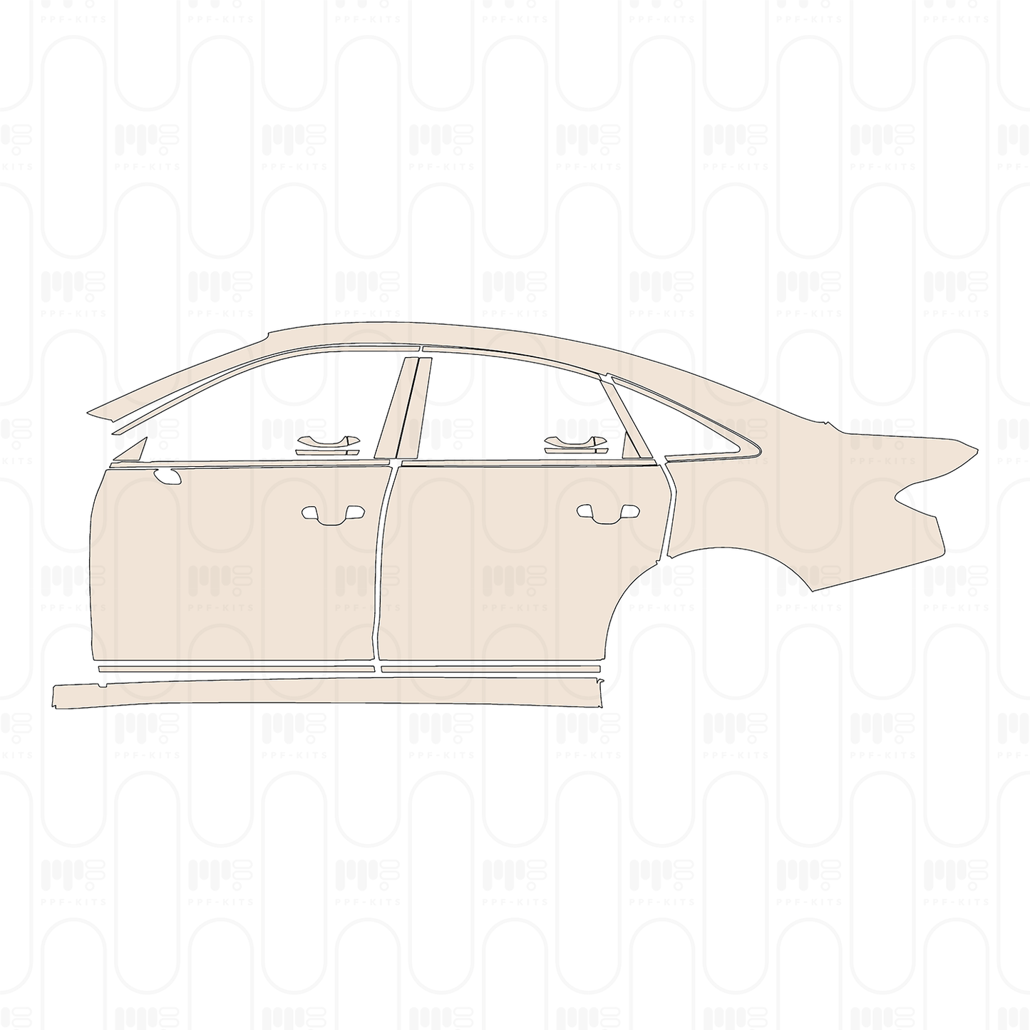 Pre-Cut PPF Audi A8 S8 (for Europe) 2025