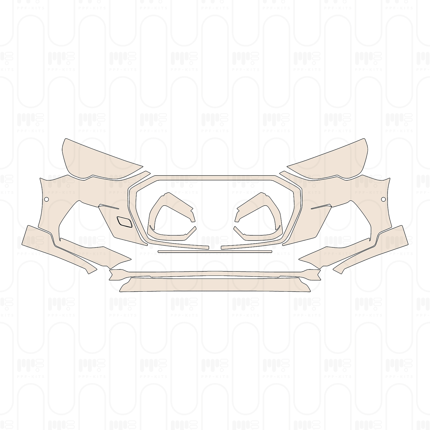 Pre-Cut PPF Audi Q3 Sportback Base 2025