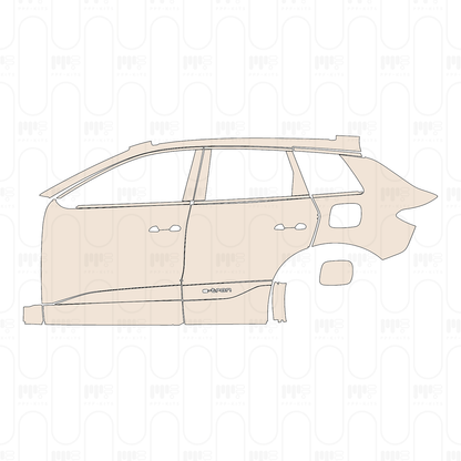 Pre-Cut PPF Audi Q6 e-tron SUV Base 2025
