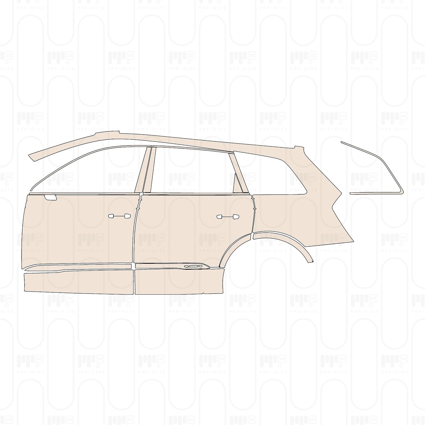 Pre-Cut PPF Audi Q7 S-line 2024