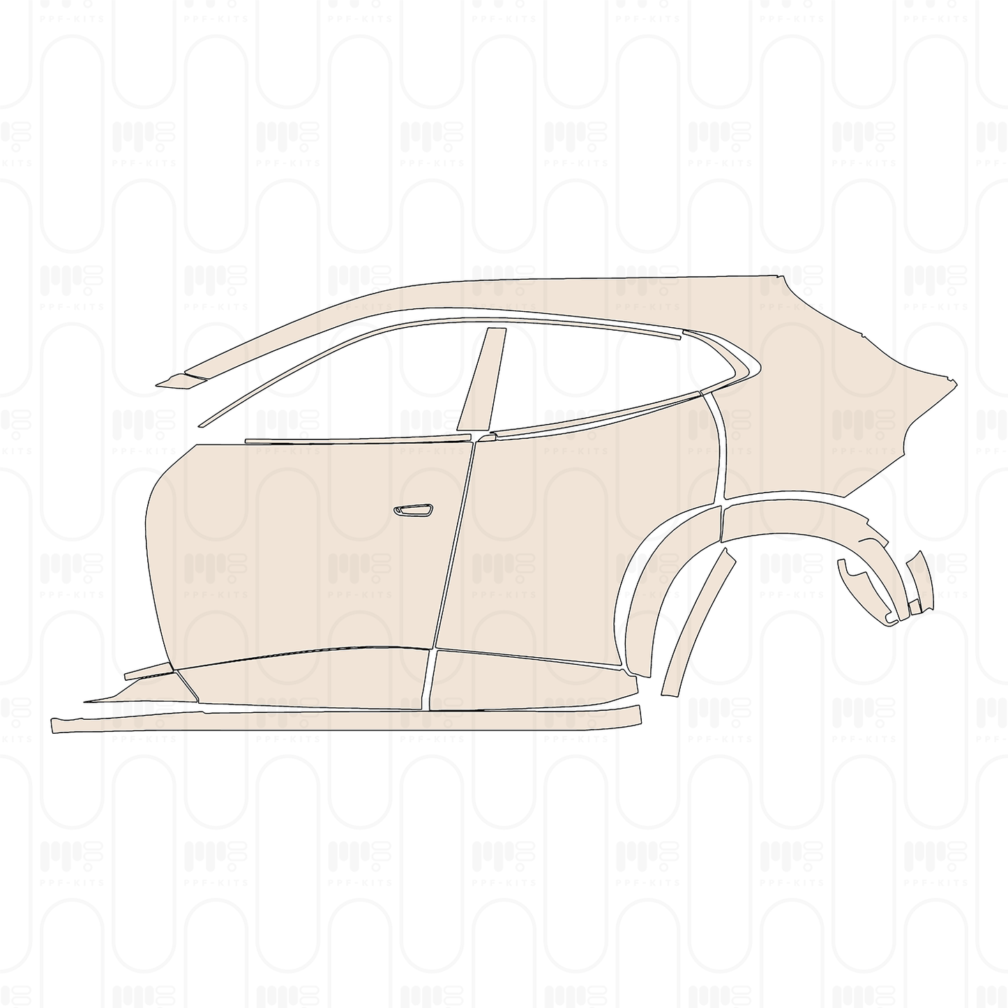 Pre-Cut PPF Ferrari Purosangue 2025