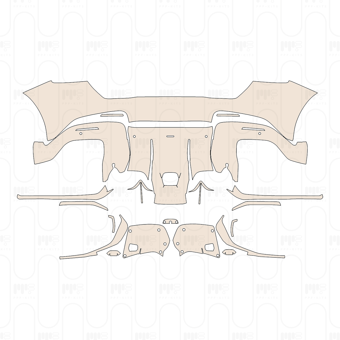Pre-Cut PPF Ferrari Purosangue 2025