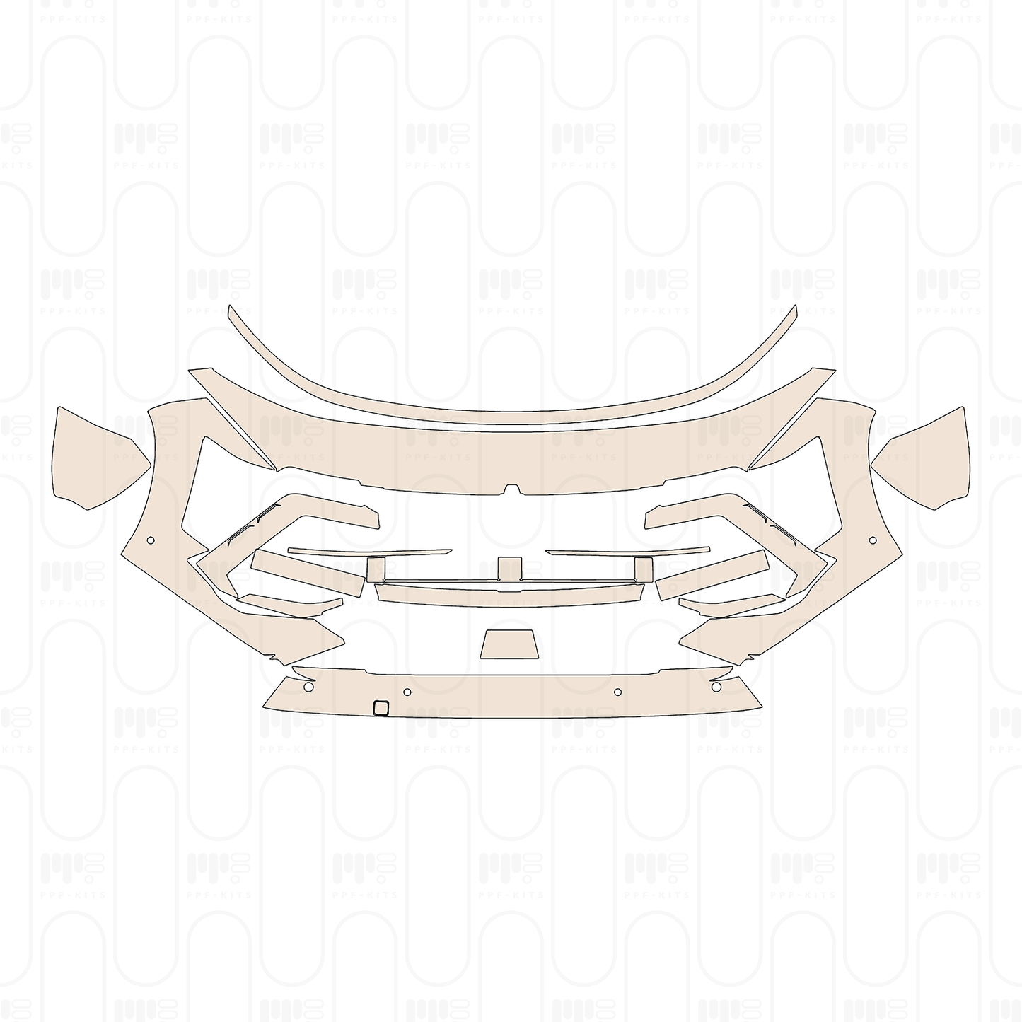 Pre-Cut PPF Hyundai Kona N-Line 2024