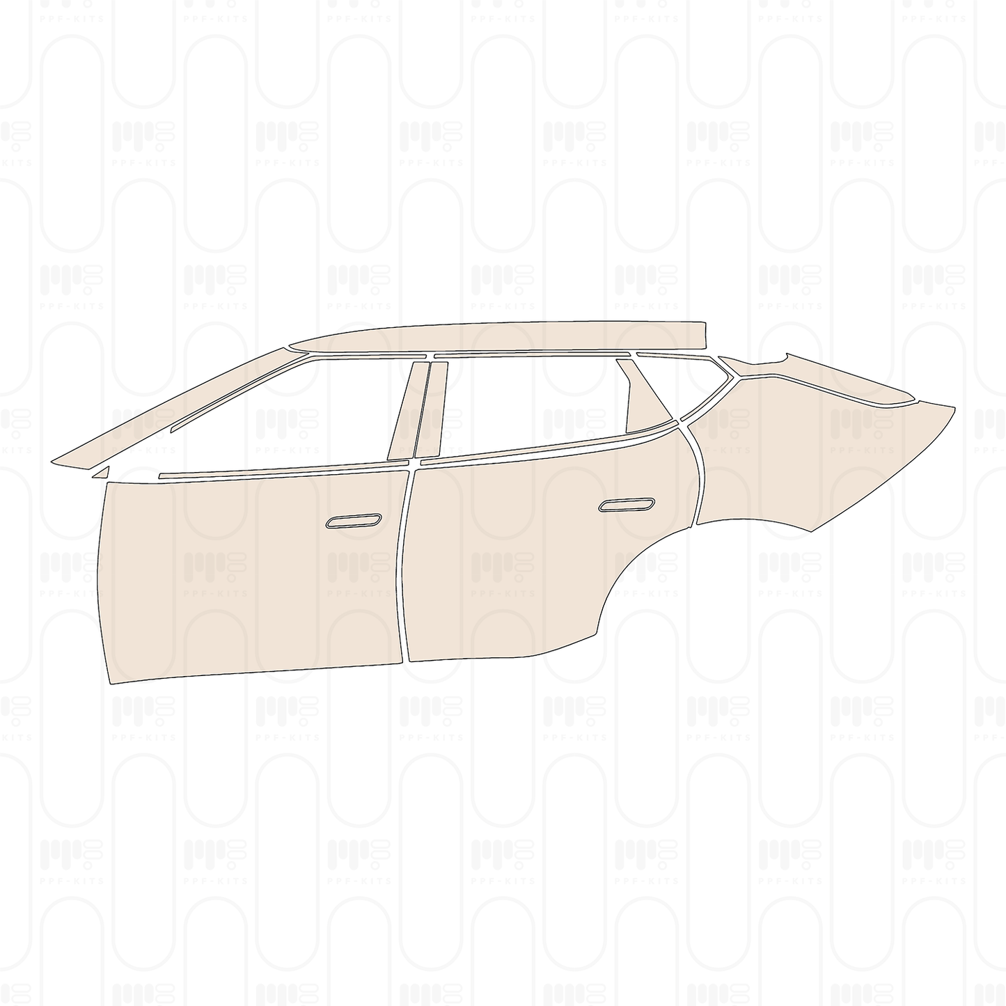 Pre-Cut PPF KIA EV6 (EU) Air 2025