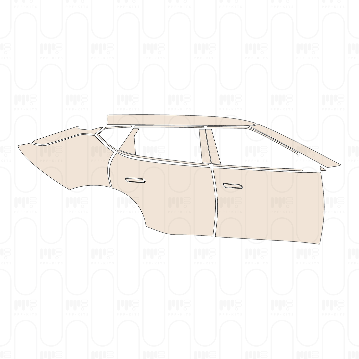 Pre-Cut PPF KIA EV6 (EU) Air 2025