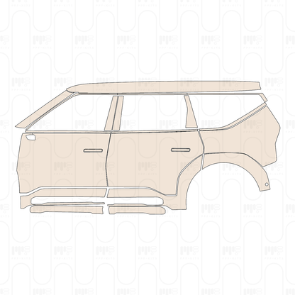 Pre-Cut PPF KIA EV9 GT-Line 2025