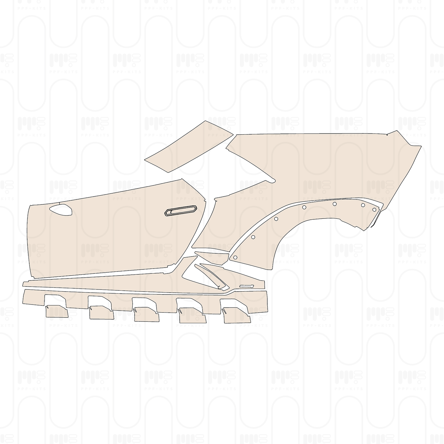Pre-Cut PPF Lamborghini Huracan Sterrato 2024