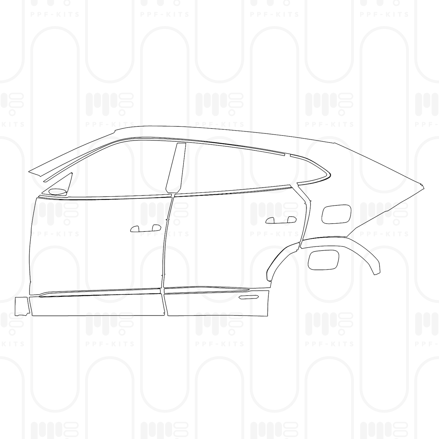 Pre-Cut PPF Lamborghini Urus SE 2025