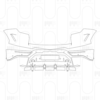 Pre-Cut PPF Lamborghini Urus SE 2025