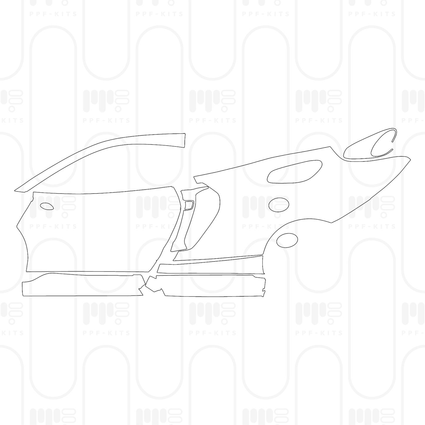 Pre-Cut PPF McLaren GT 2025