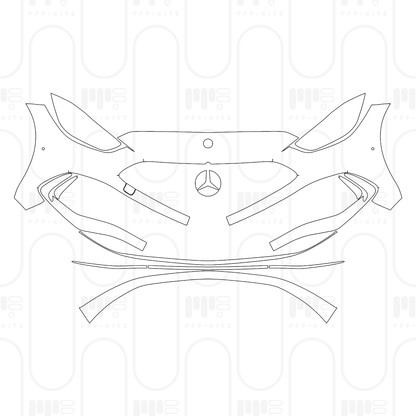 Pre-Cut PPF Mercedes-Benz C Class Sedan AMG C43 2025