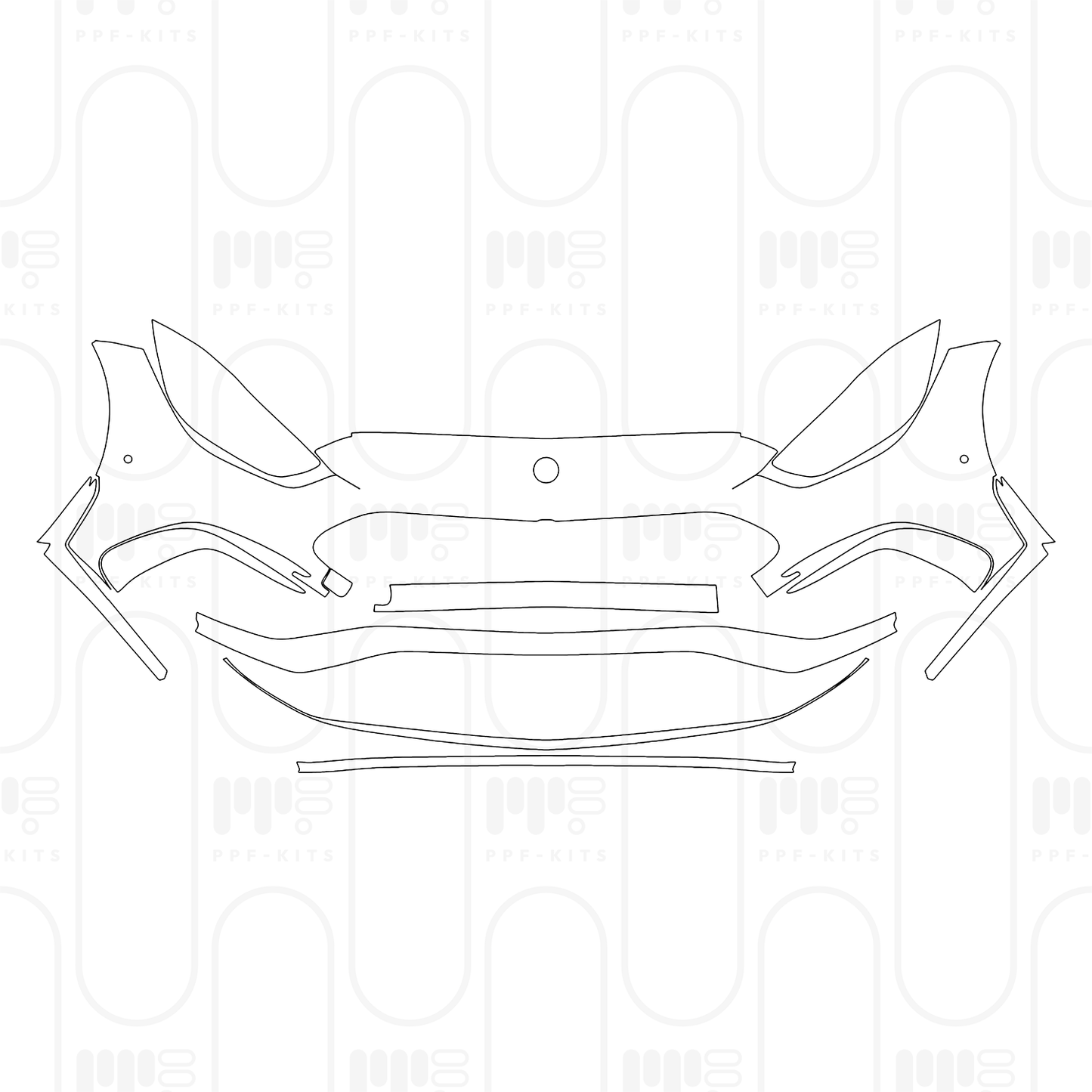 Pre-Cut PPF Mercedes-Benz C Class Sedan AMG C43 2025