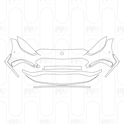 Pre-Cut PPF Mercedes-Benz C Class Sedan AMG C43 2025