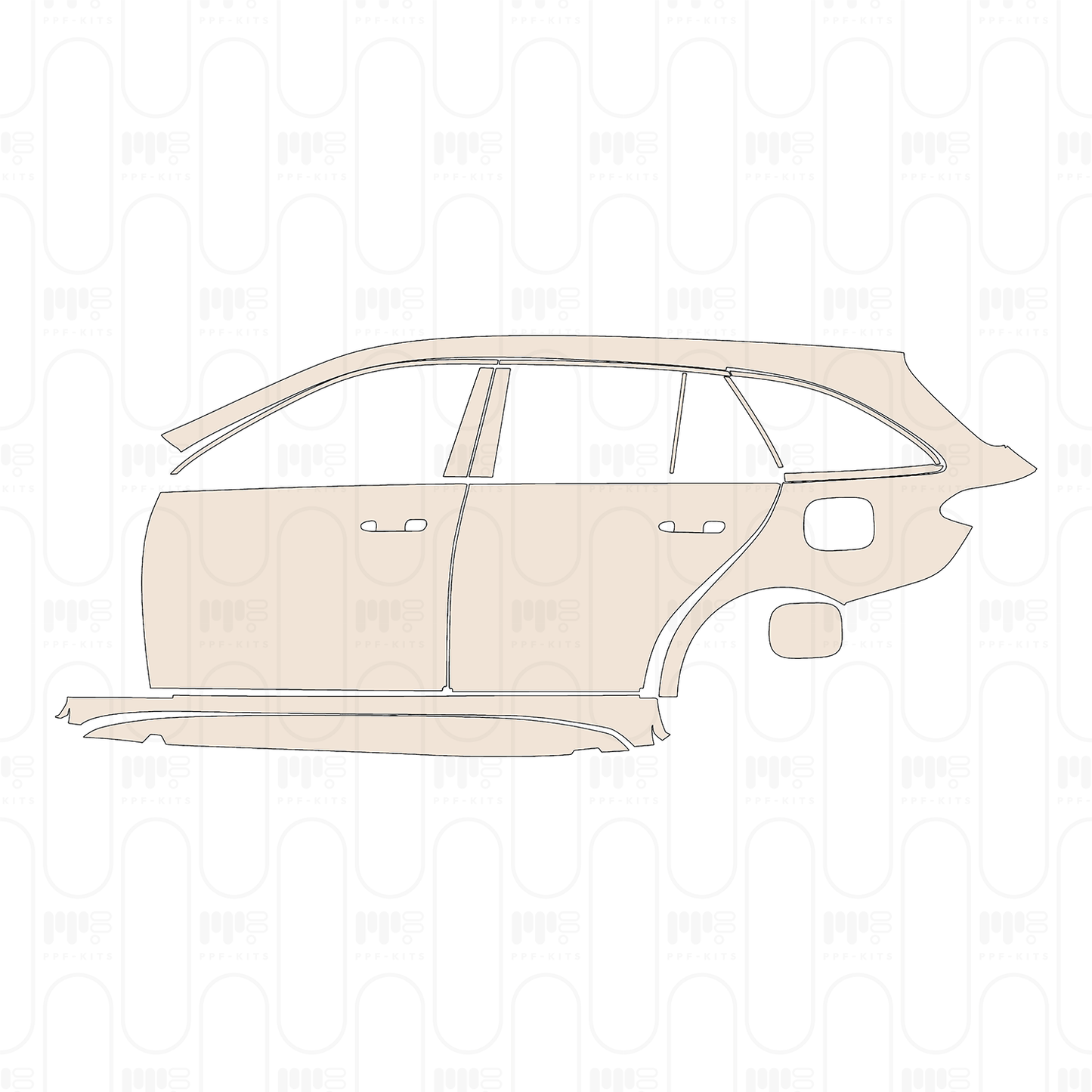 Pre-Cut PPF Mercedes-Benz C Class Estate AMG C43 2024
