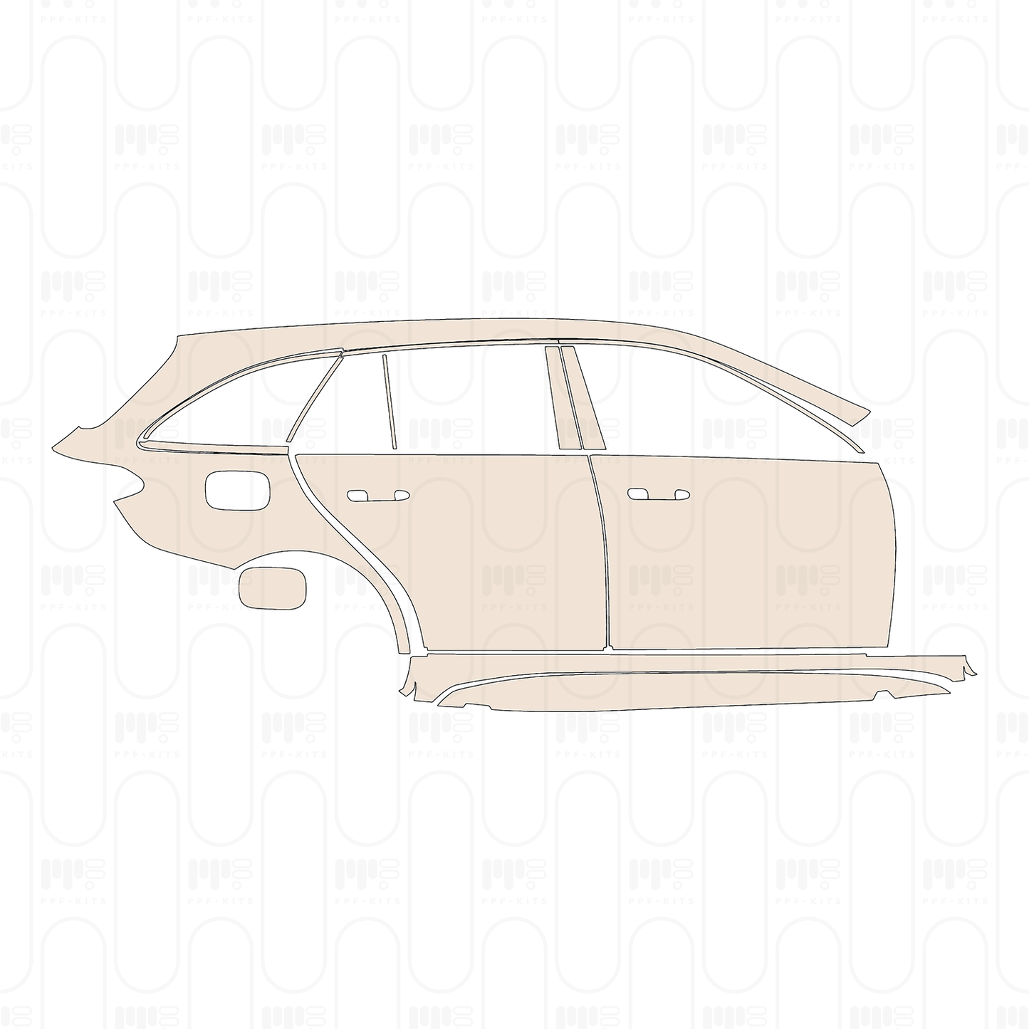 Pre-Cut PPF Mercedes-Benz C Class Estate AMG C43 2024
