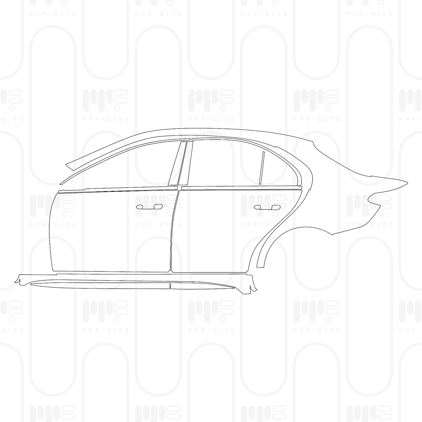 Pre-Cut PPF Mercedes-Benz C Class Sedan AMG C43 2025