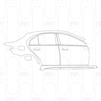 Pre-Cut PPF Mercedes-Benz C Class Sedan AMG C43 2025