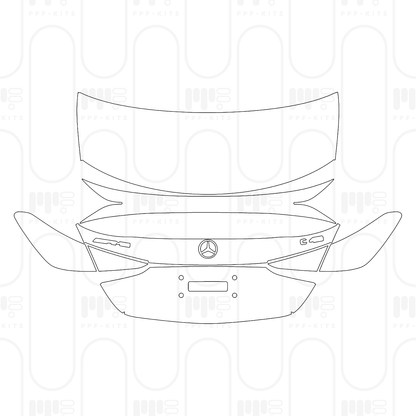 Pre-Cut PPF Mercedes-Benz C Class Sedan AMG C43 2025