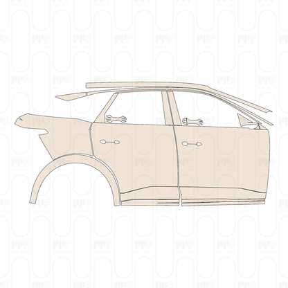 Pre-Cut PPF Peugeot E-3008 (EU) Allure 2025