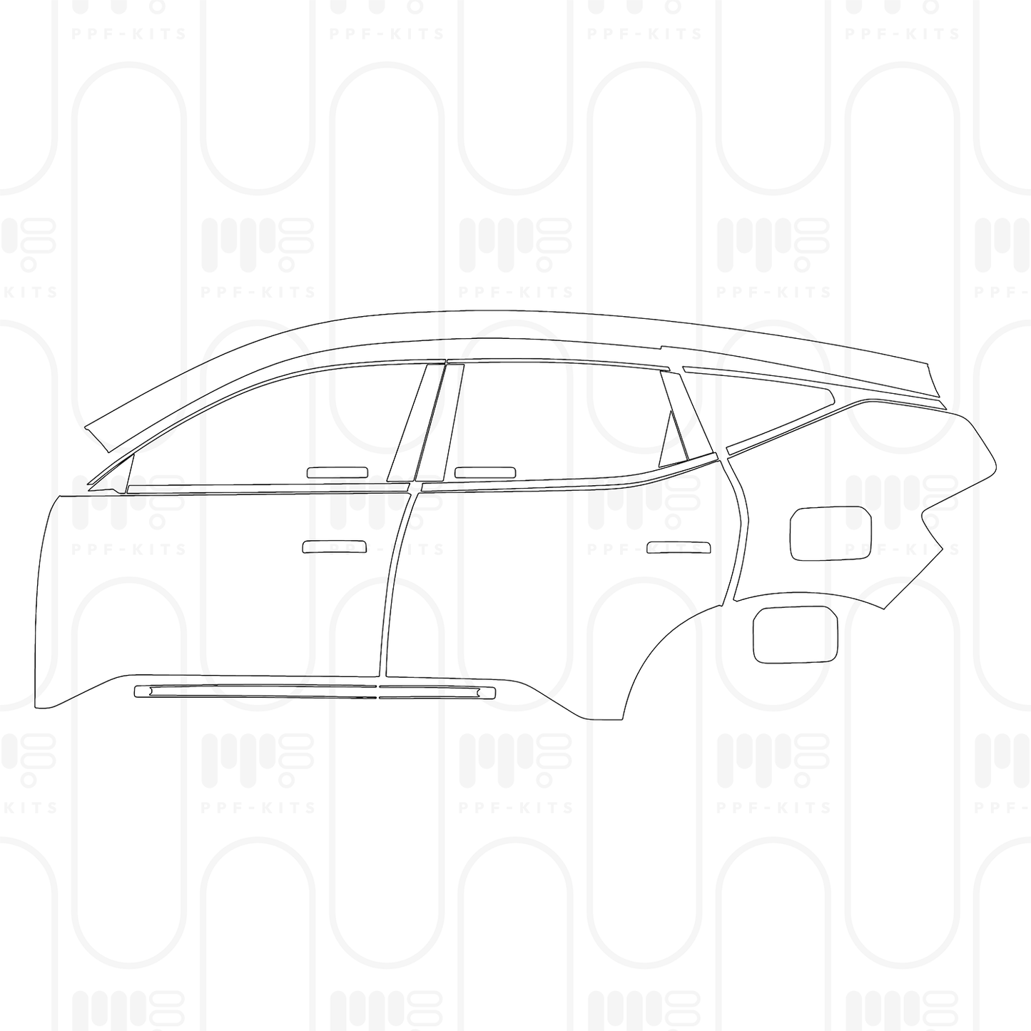 Pre-Cut PPF Polestar 3 2025