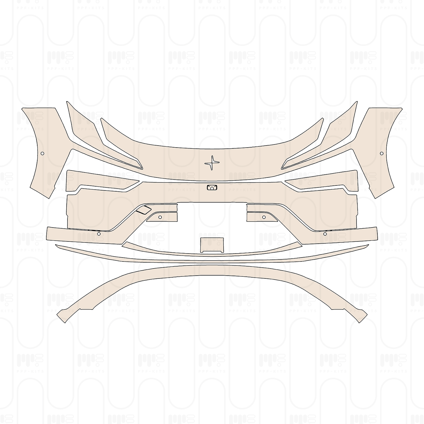 Pre-Cut PPF Polestar 4 2024