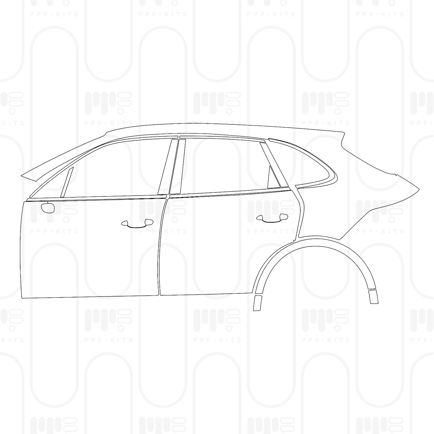 Pre-Cut PPF Porsche Cayenne S 2024