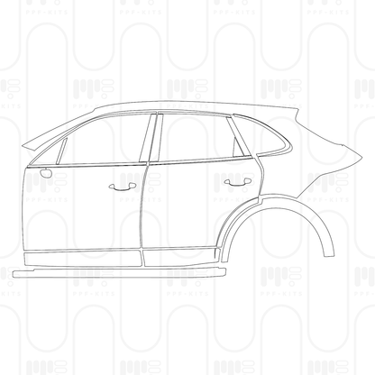 Pre-Cut PPF Porsche Cayenne S 2024