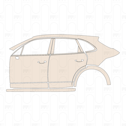 Pre-Cut PPF Porsche Cayenne GTS 2024