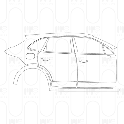 Pre-Cut PPF Porsche Cayenne S 2024