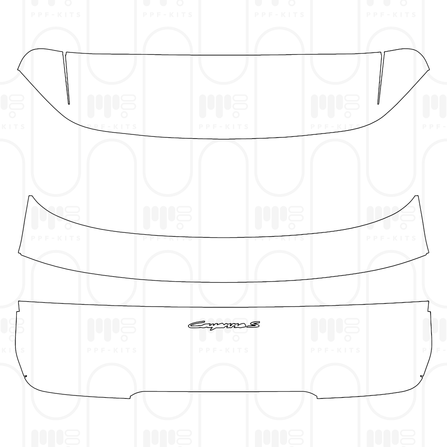 Pre-Cut PPF Porsche Cayenne S 2024