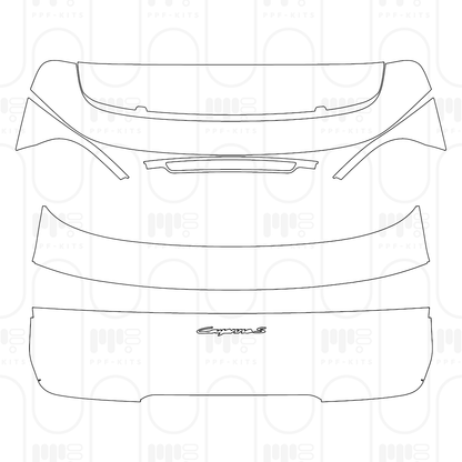 Pre-Cut PPF Porsche Cayenne S 2024