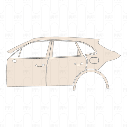 Pre-Cut PPF Porsche Cayenne S E-Hybrid 2024
