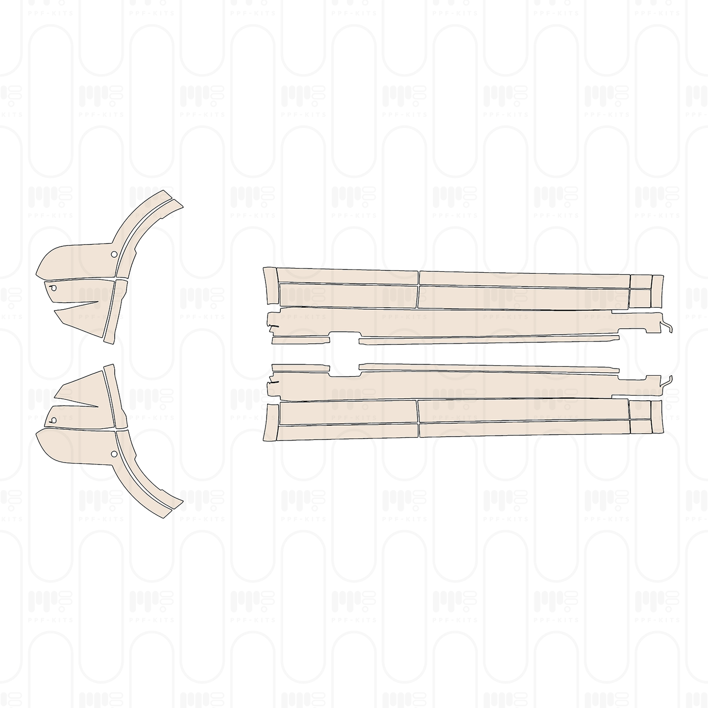 Pre-Cut PPF Porsche Macan Electric 4 2025