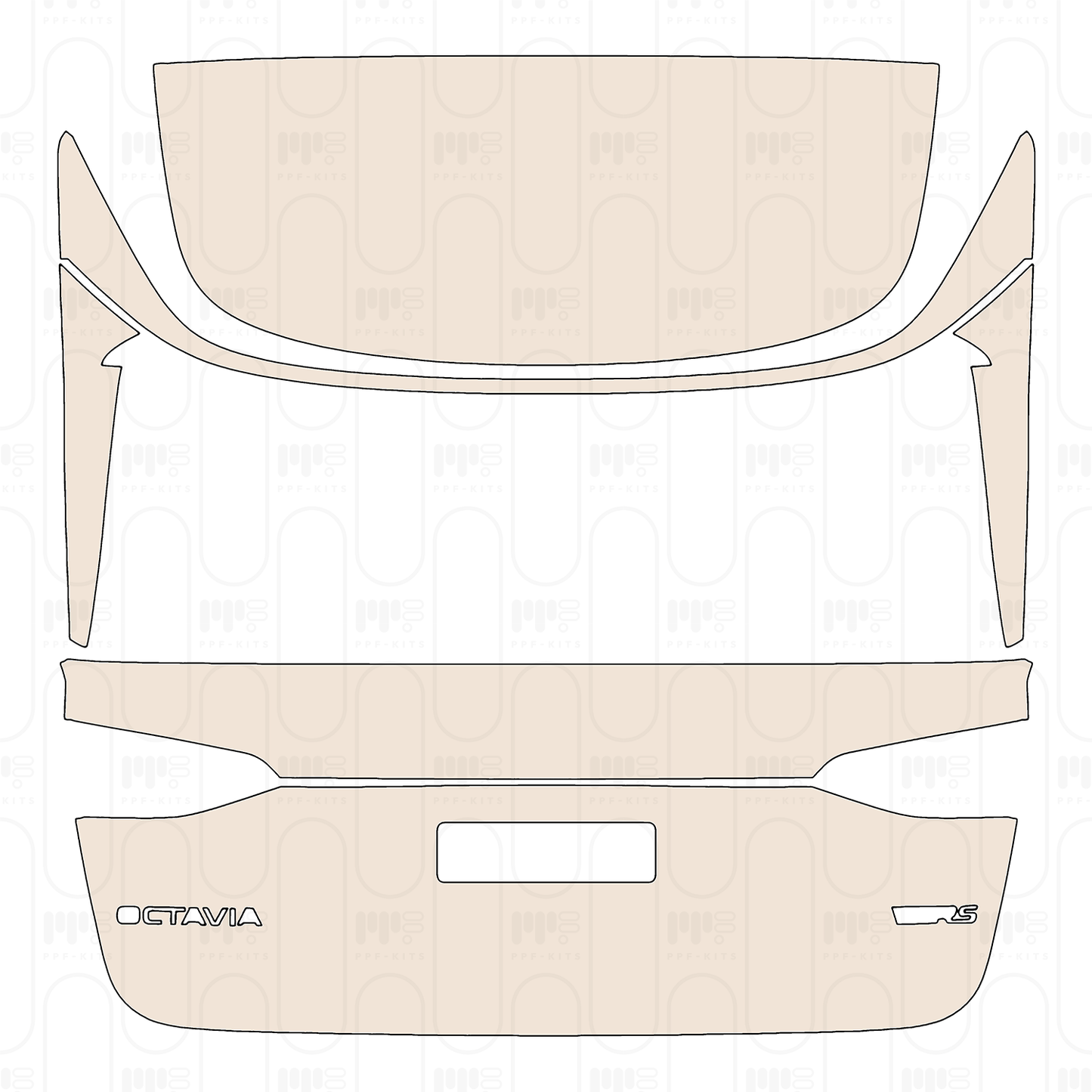 Pre-Cut PPF Skoda Octavia (EU) Estate VRS 2024