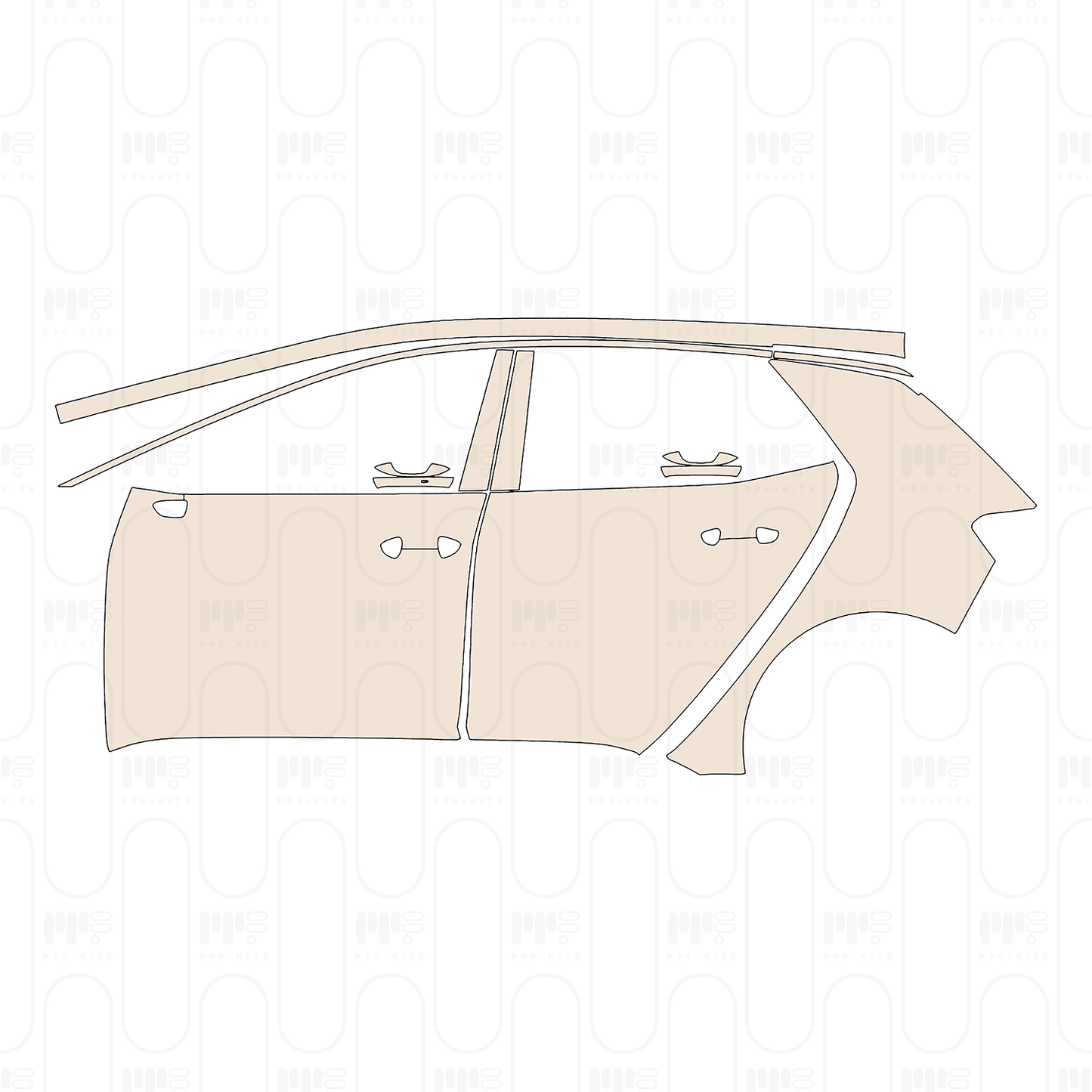 Pre-Cut PPF Volkswagen ID.3 (EU) Base 2024