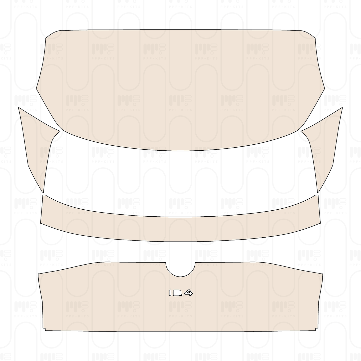 Pre-Cut PPF Volkswagen ID.4 Base 2025