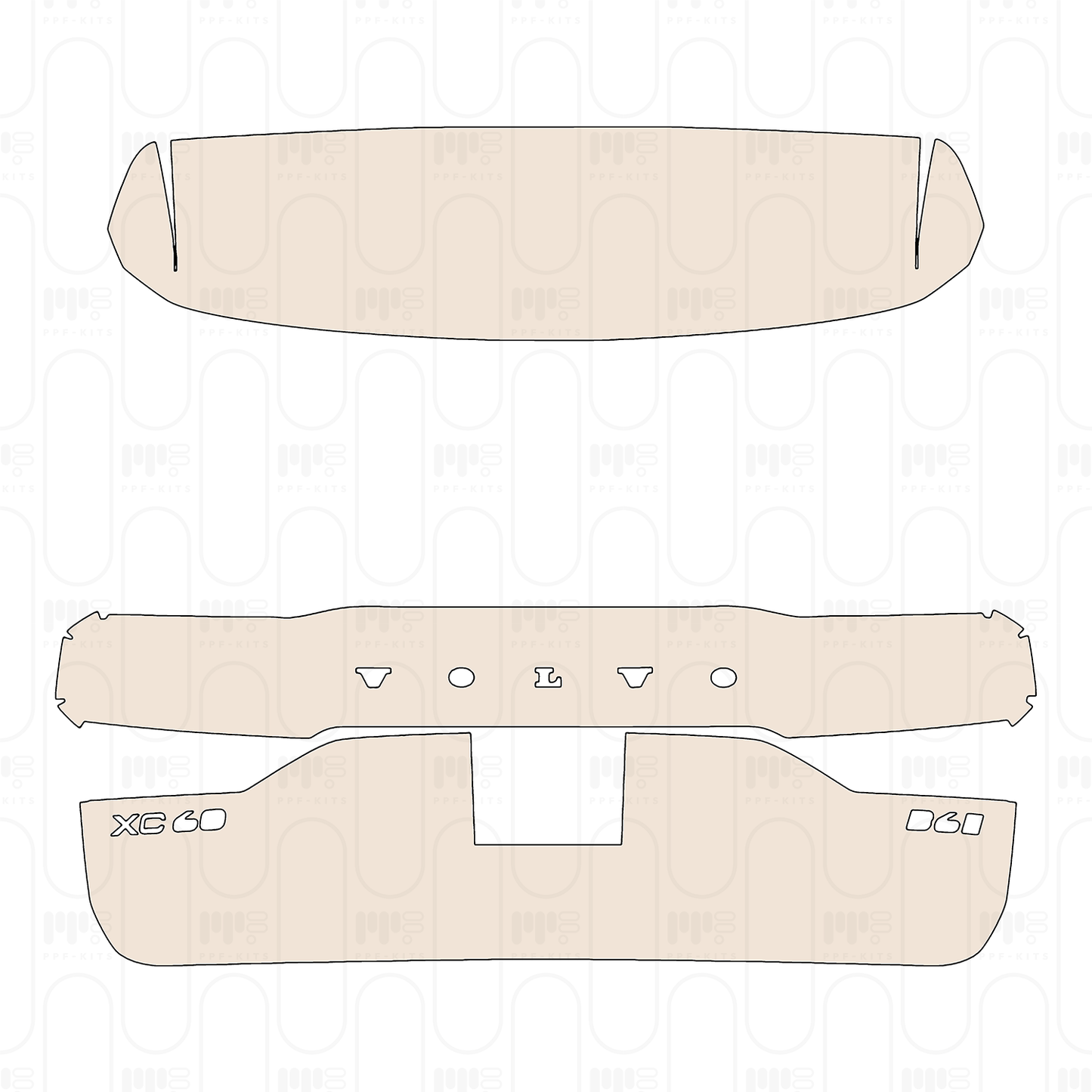 Pre-Cut PPF Volvo XC60 R-Design 2025