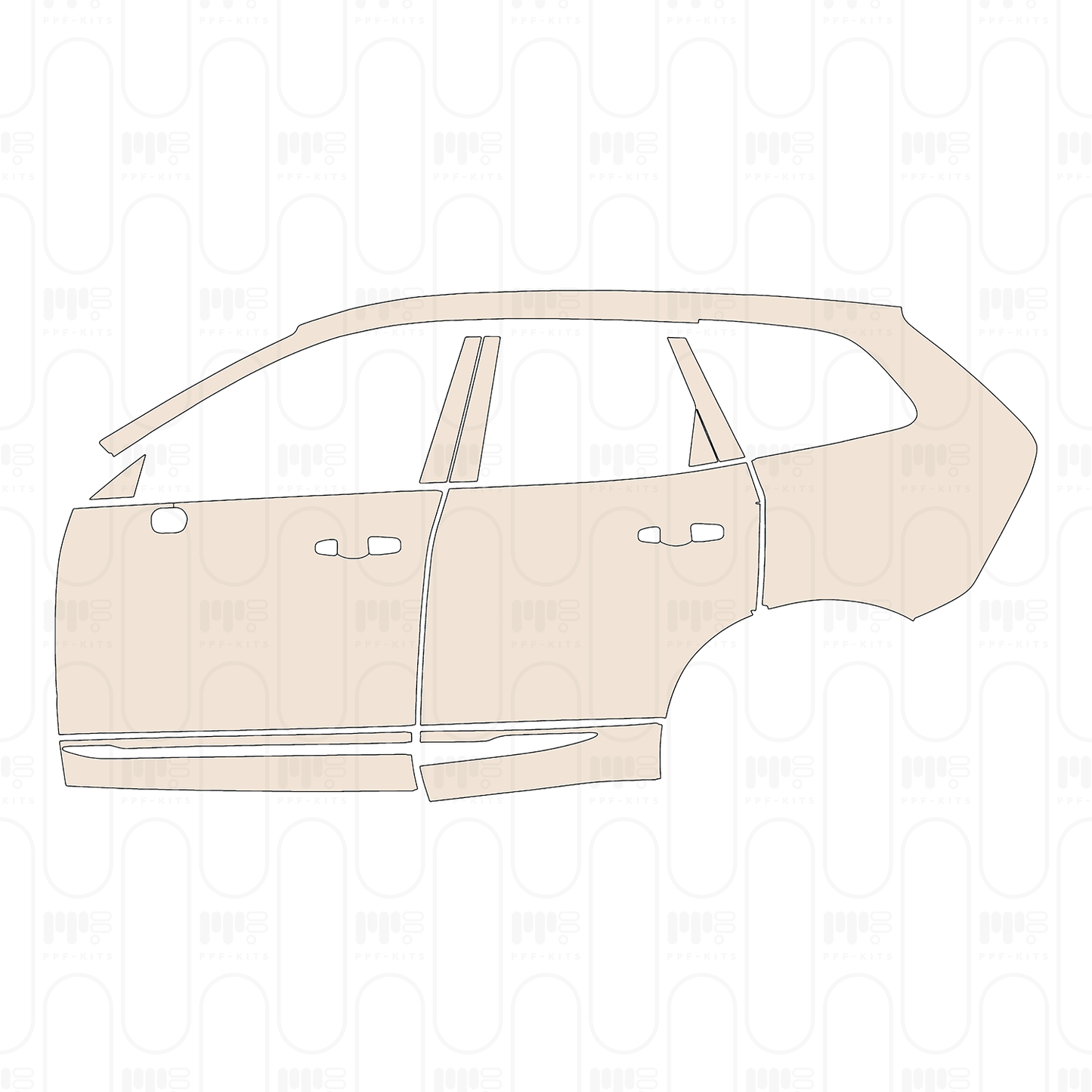 Pre-Cut PPF Volvo XC60 Inscription 2024