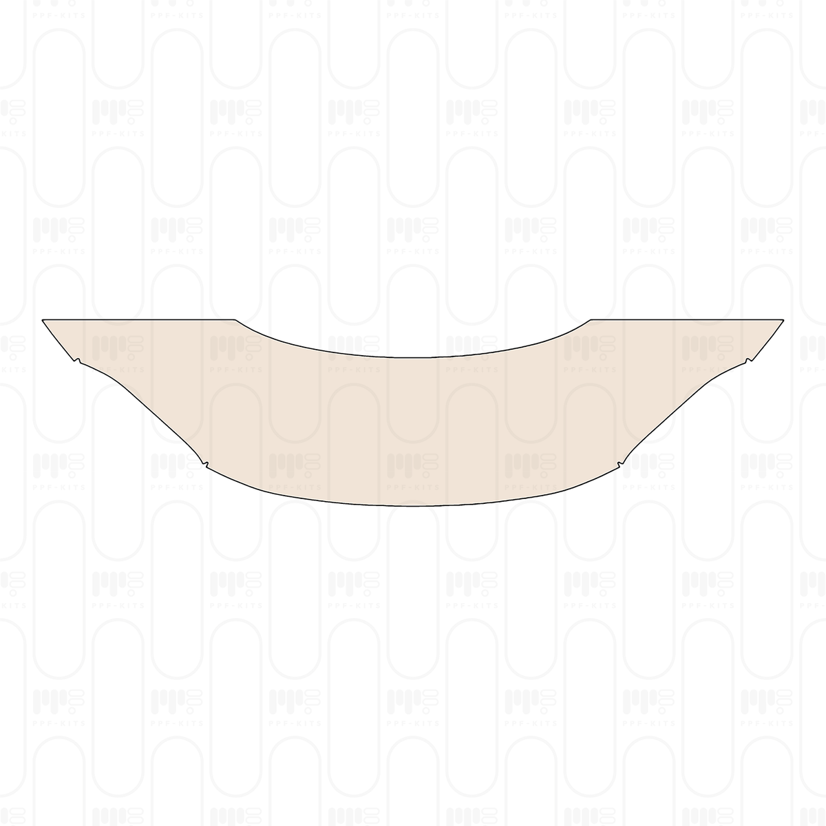 Pre-cut PPF pattern: Hood - Aston Martin