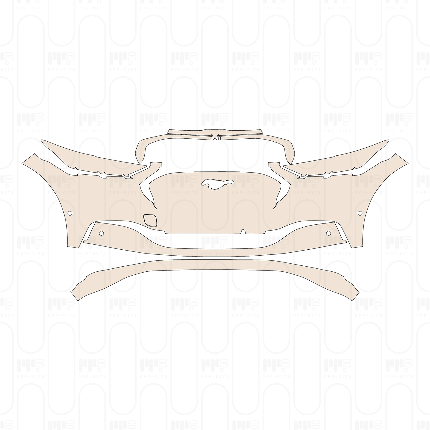 Pre-Cut PPF Ford Mach-E Luxury 2024