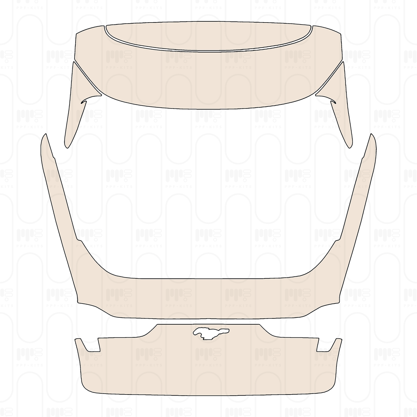 Pre-Cut PPF Ford Mach-E Luxury 2024