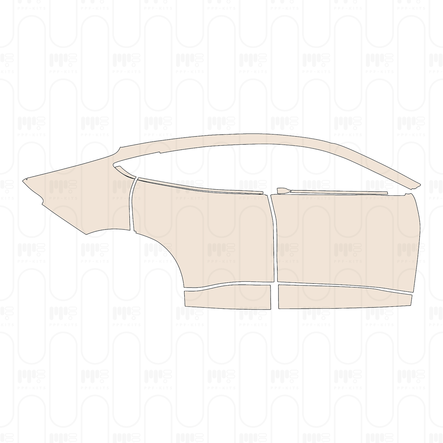 Pre-Cut PPF Ford Mach-E Select 2024