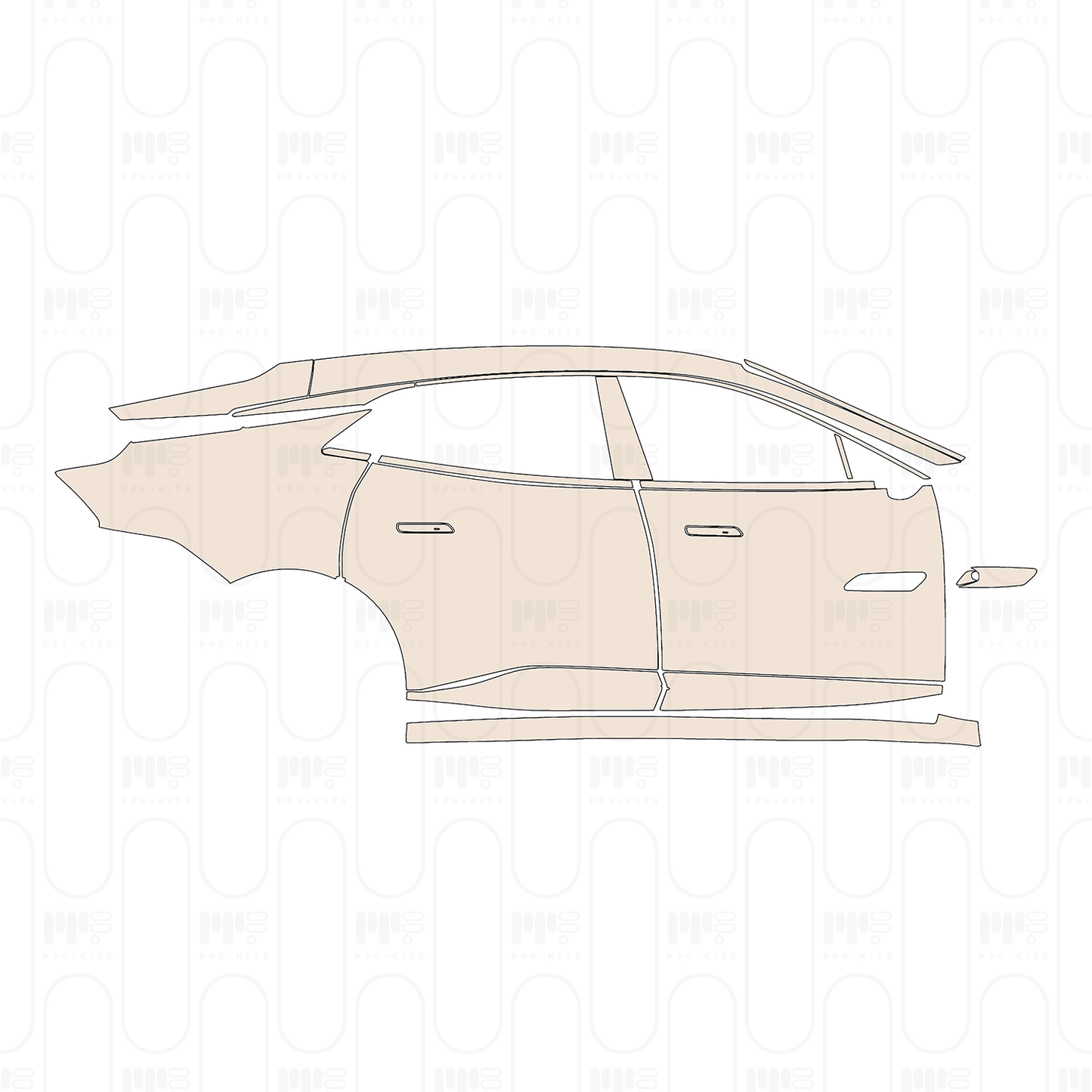 Pre-Cut PPF Lotus Emeya 2024