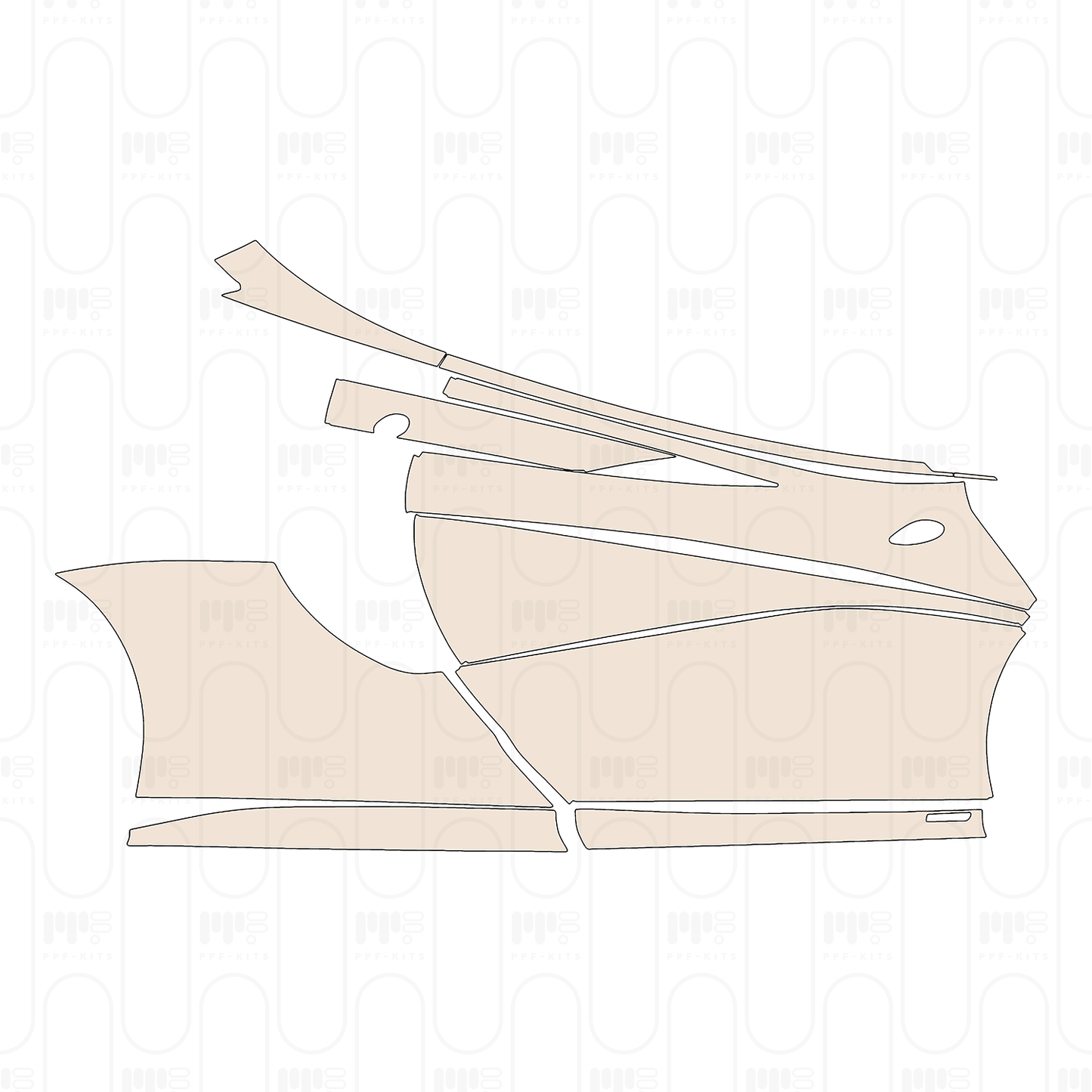 Pre-Cut PPF McLaren 620R 2024
