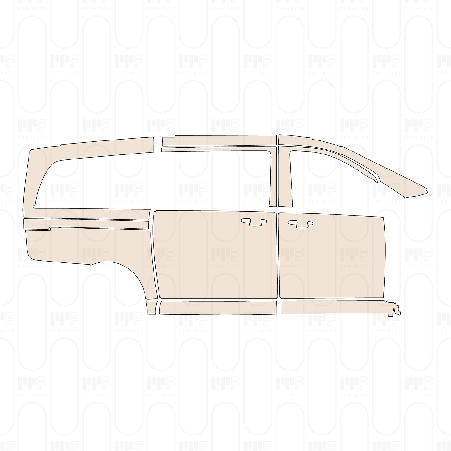 Pre-Cut PPF Mercedes-Benz V Class (Europe) Long Base 2024