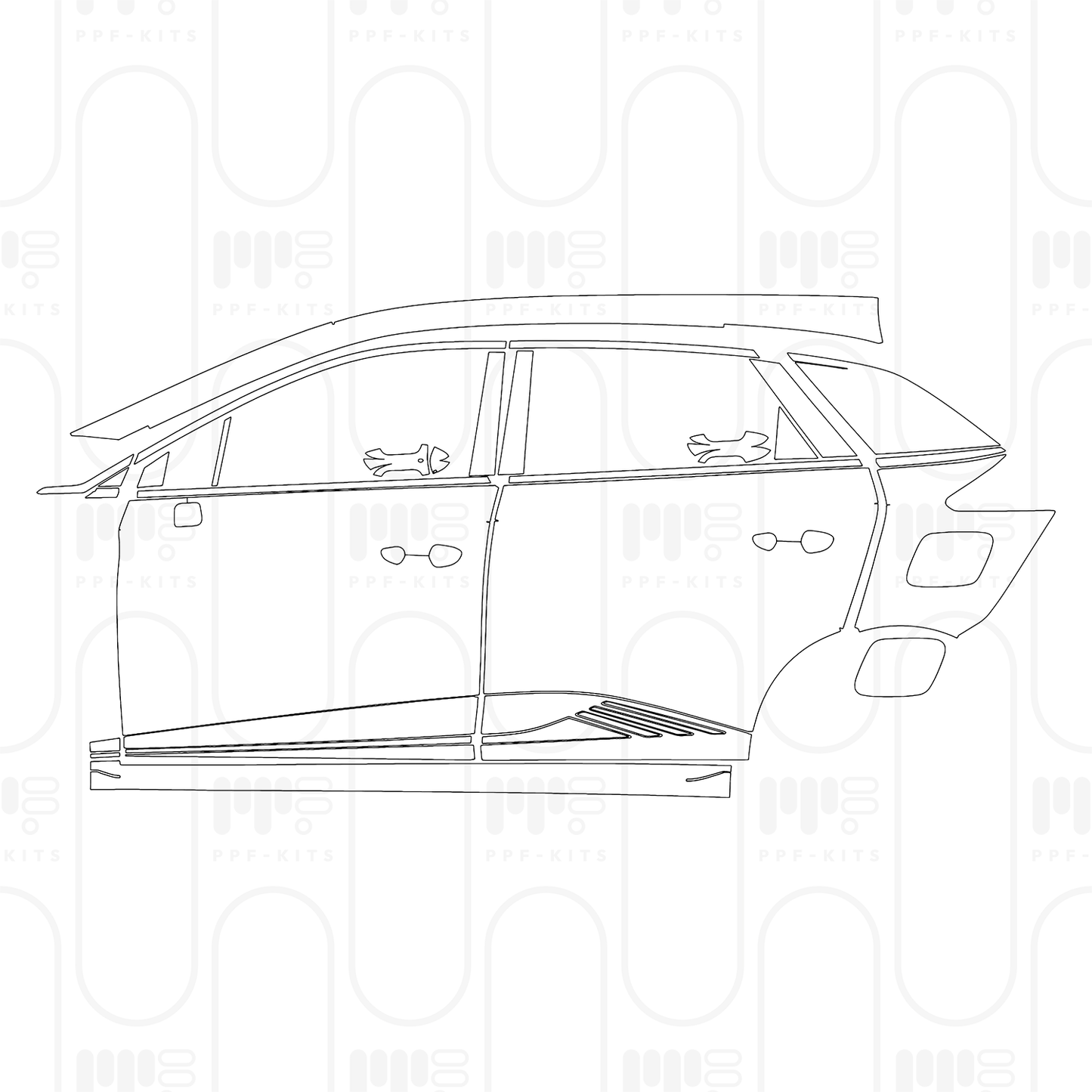 Pre-Cut PPF MG MG4 Electric 2024