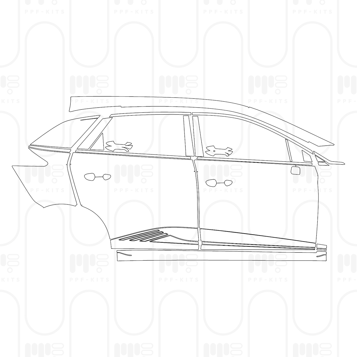 Pre-Cut PPF MG MG4 Electric 2024