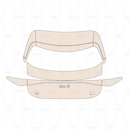 Pre-Cut PPF Smart #3 Base 2024